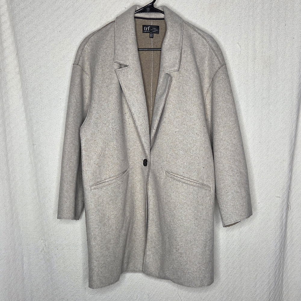 Zara TRF Collection Tan Coat